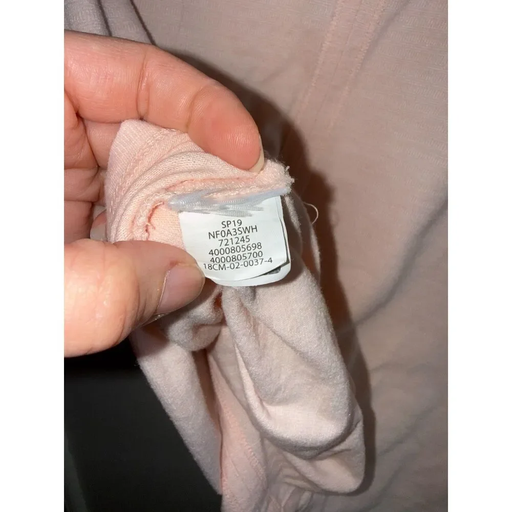 The North Face Emerine High-Low Stripe Tee Pink Salt S - Picture 4 of 8